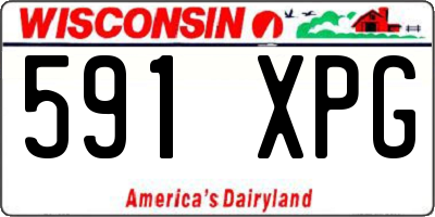 WI license plate 591XPG