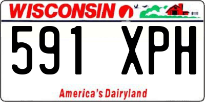 WI license plate 591XPH