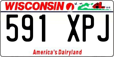 WI license plate 591XPJ