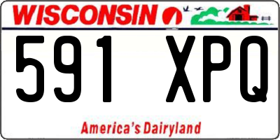 WI license plate 591XPQ