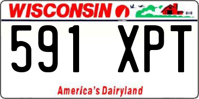 WI license plate 591XPT