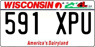 WI license plate 591XPU