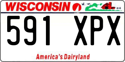 WI license plate 591XPX