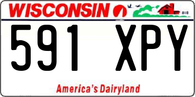 WI license plate 591XPY