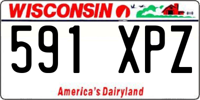 WI license plate 591XPZ