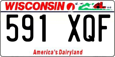 WI license plate 591XQF