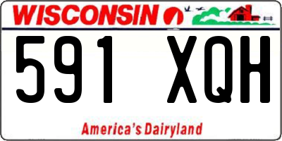 WI license plate 591XQH