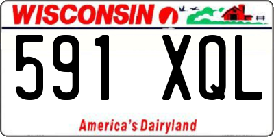WI license plate 591XQL