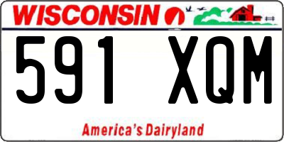 WI license plate 591XQM