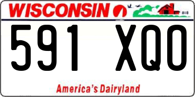 WI license plate 591XQO