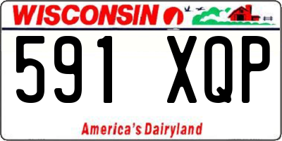 WI license plate 591XQP