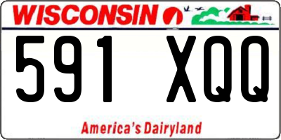 WI license plate 591XQQ