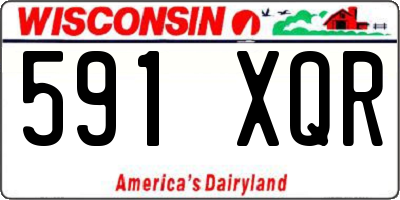 WI license plate 591XQR