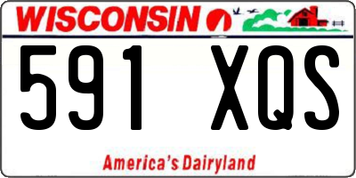 WI license plate 591XQS