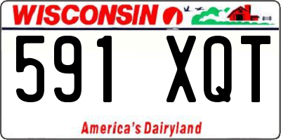 WI license plate 591XQT
