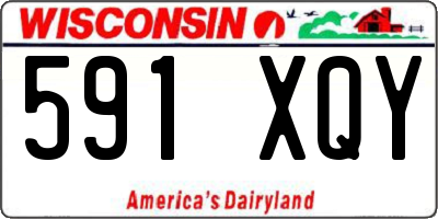 WI license plate 591XQY