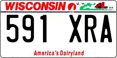 WI license plate 591XRA