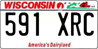 WI license plate 591XRC