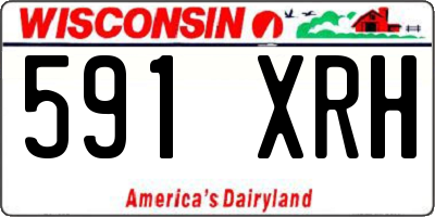WI license plate 591XRH