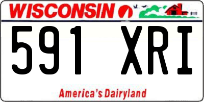 WI license plate 591XRI