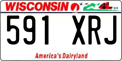 WI license plate 591XRJ