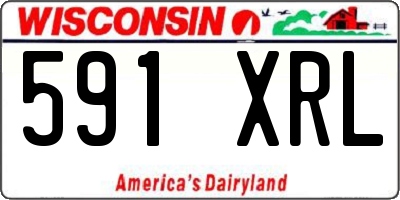 WI license plate 591XRL