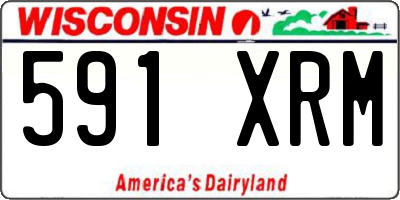 WI license plate 591XRM