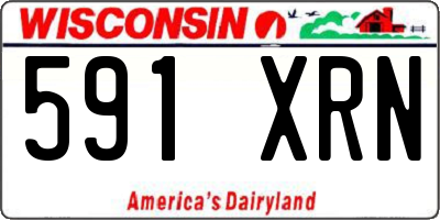 WI license plate 591XRN