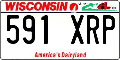 WI license plate 591XRP