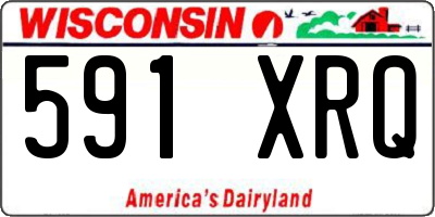 WI license plate 591XRQ