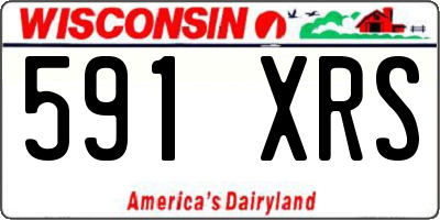 WI license plate 591XRS