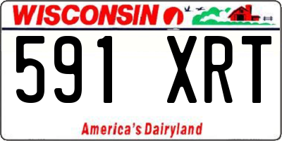 WI license plate 591XRT