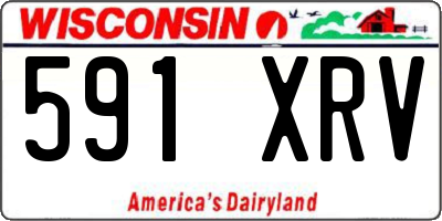 WI license plate 591XRV