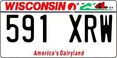 WI license plate 591XRW