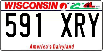 WI license plate 591XRY