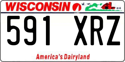 WI license plate 591XRZ