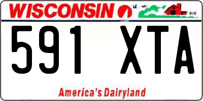 WI license plate 591XTA