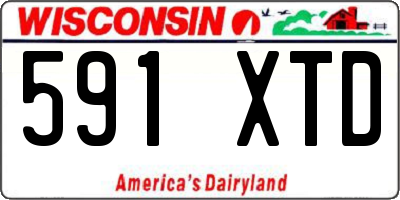 WI license plate 591XTD