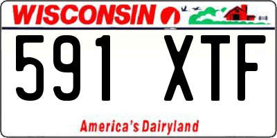 WI license plate 591XTF