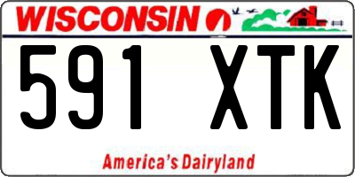 WI license plate 591XTK