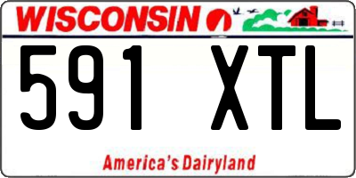 WI license plate 591XTL