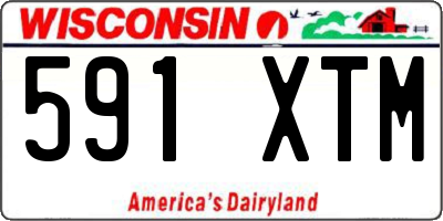 WI license plate 591XTM