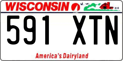 WI license plate 591XTN