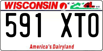 WI license plate 591XTO