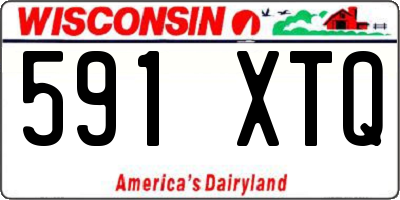 WI license plate 591XTQ