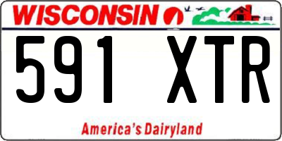 WI license plate 591XTR