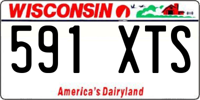 WI license plate 591XTS