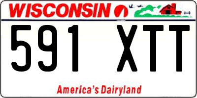 WI license plate 591XTT
