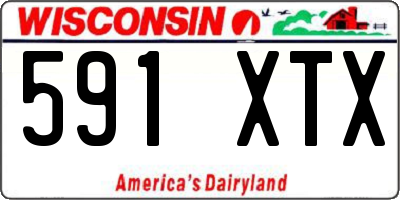 WI license plate 591XTX