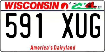WI license plate 591XUG